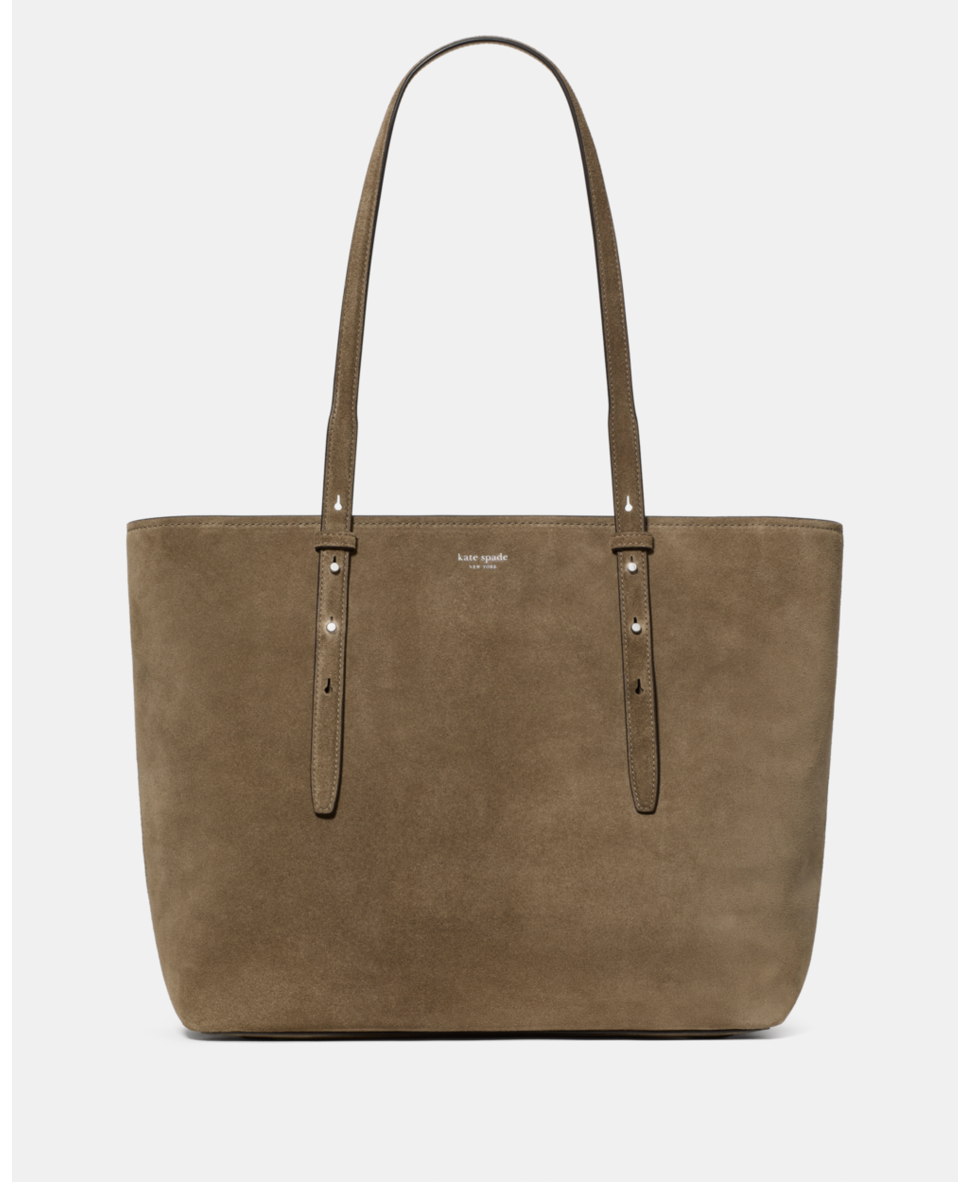 Do It All Suede Zip Tote Bag