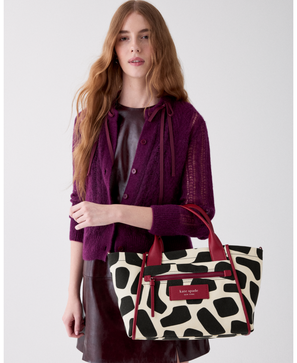 Dash Giraffe Canvas Tote Bag