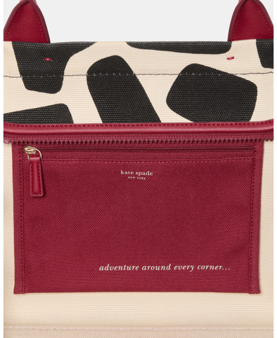 Dash Giraffe Canvas Tote Bag