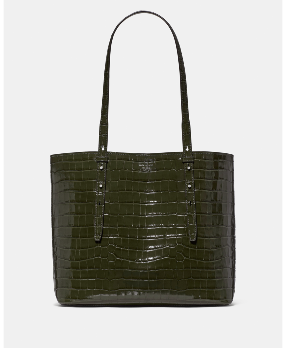 Do It All Croc Embossed Large Tote Bag