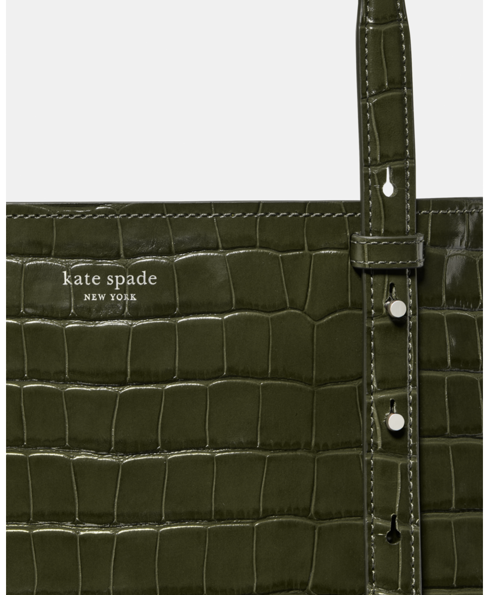 Do It All Croc Embossed Large Tote Bag