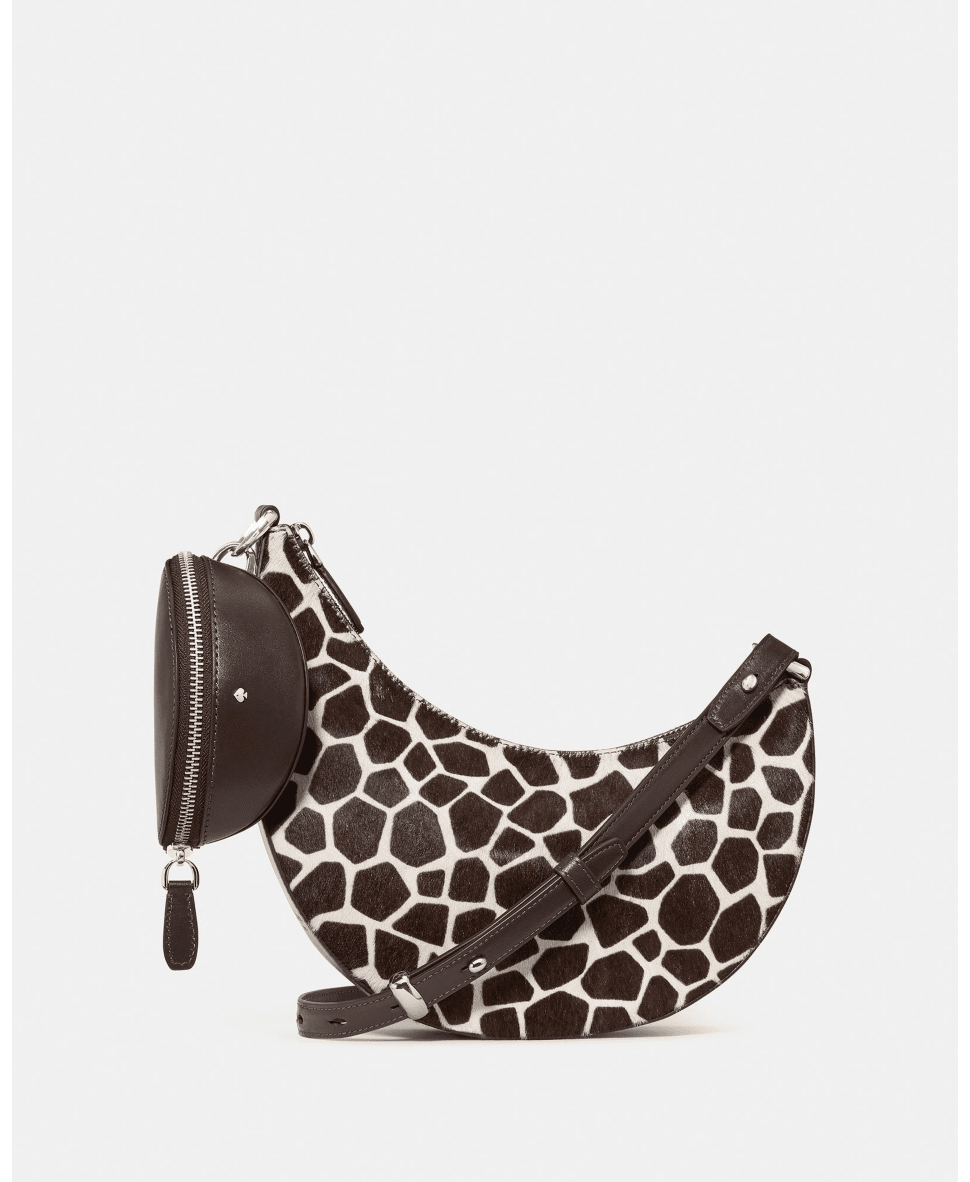 Duo Giraffe Haircalf Crossbody Bag