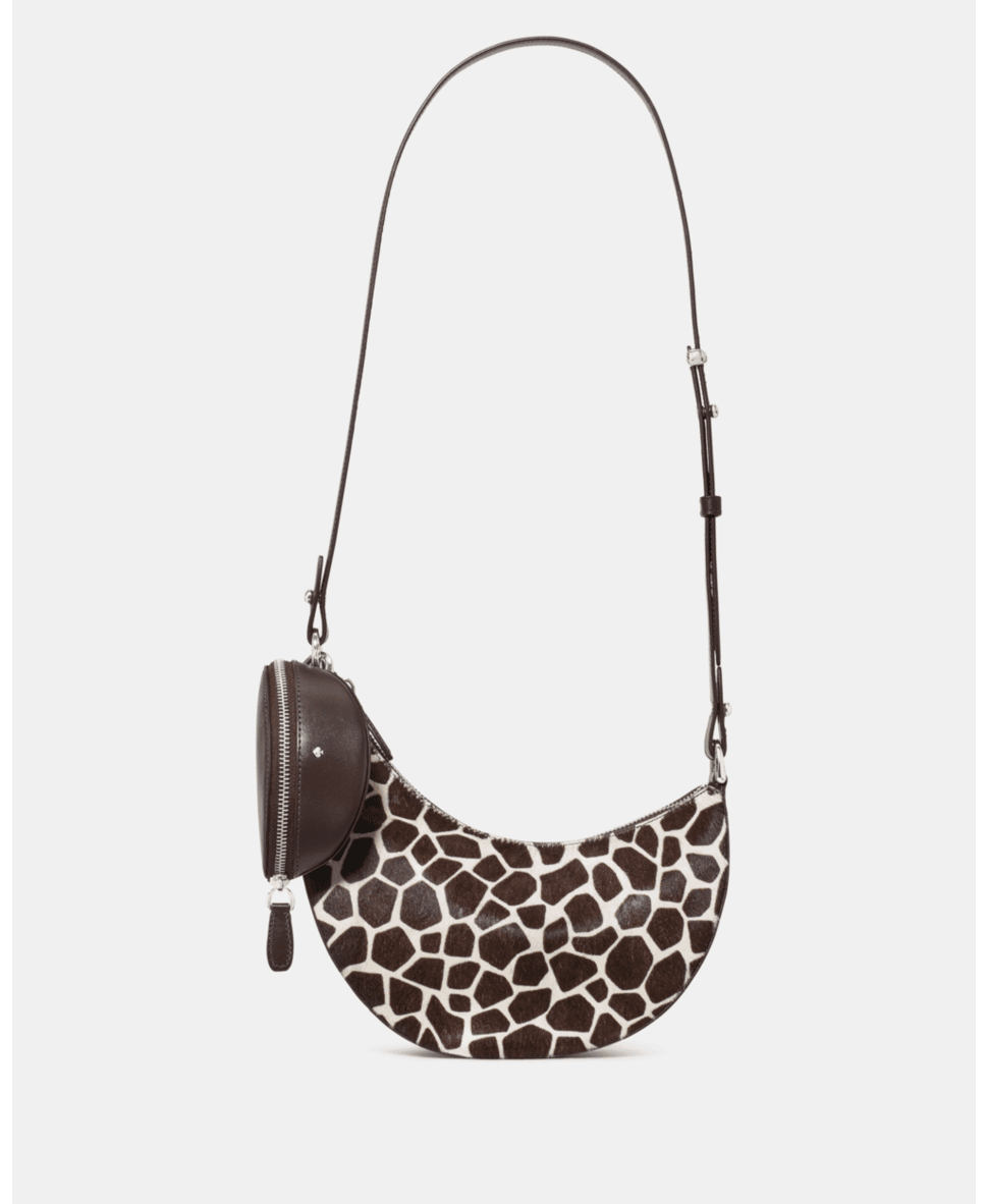 Duo Giraffe Haircalf Crossbody Bag