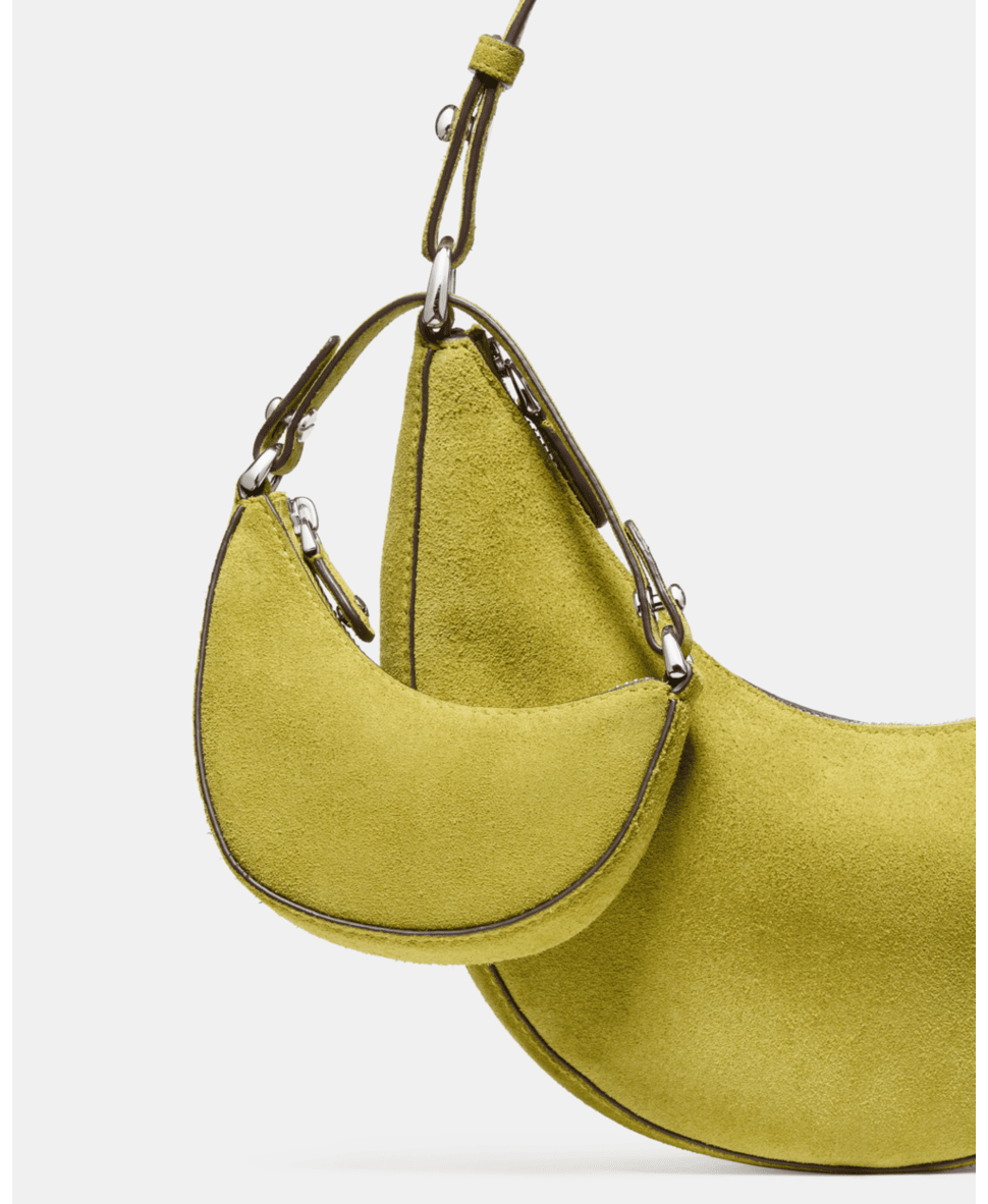 Charmed Suede Nano Duo Bag Charm