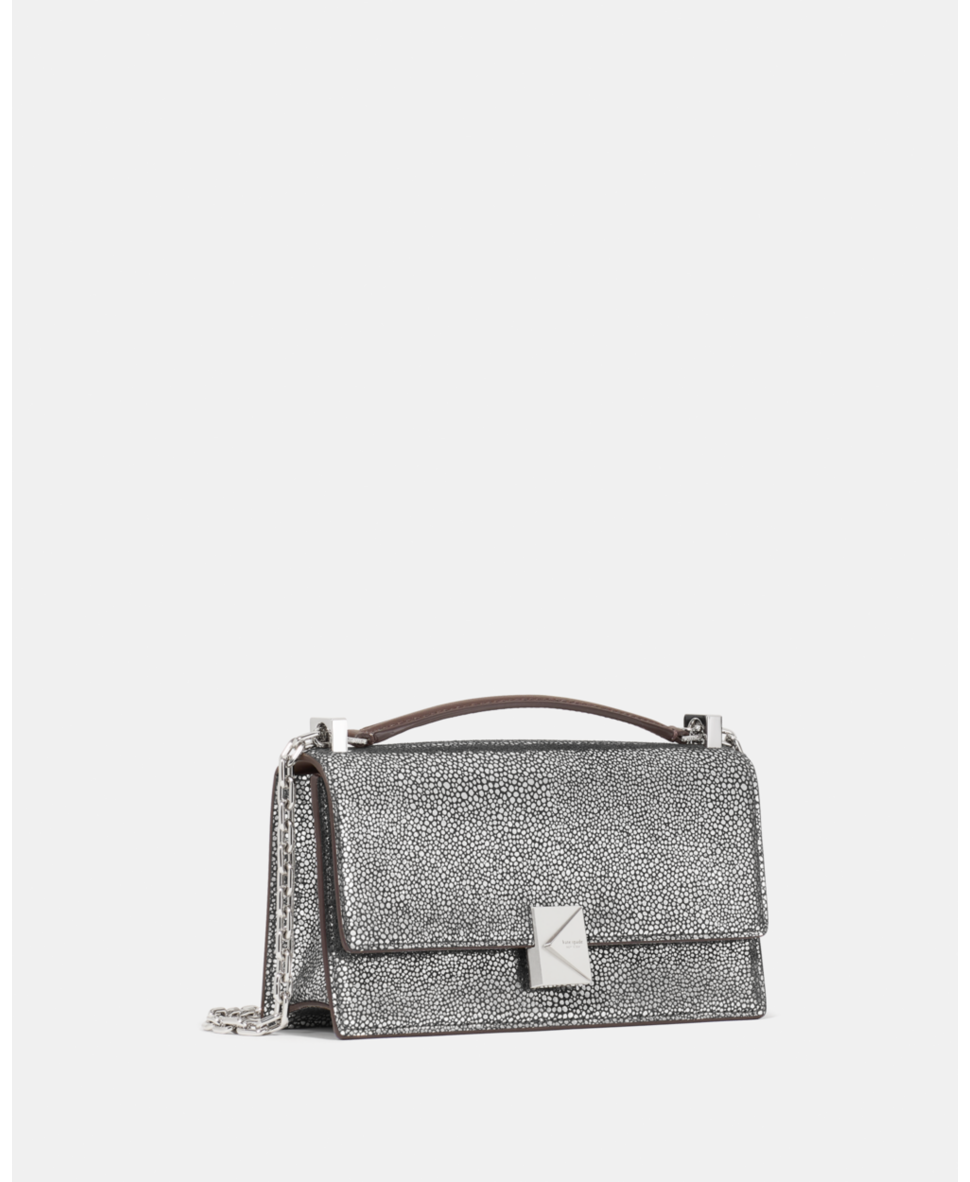 Deco Metallic Dot Suede Mini Crossbody Bag