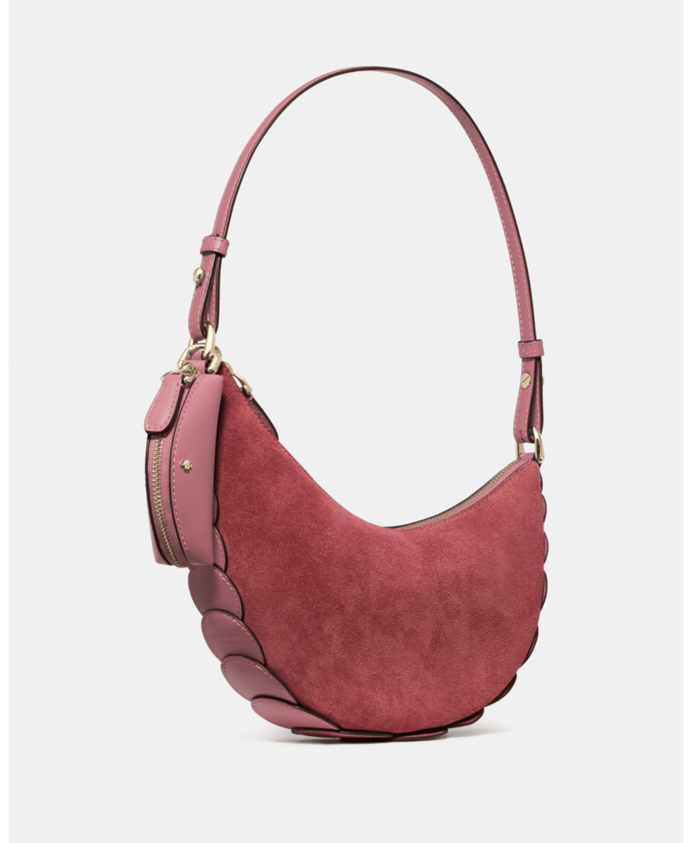 Duo Dot Suede Mini Shoulder Bag