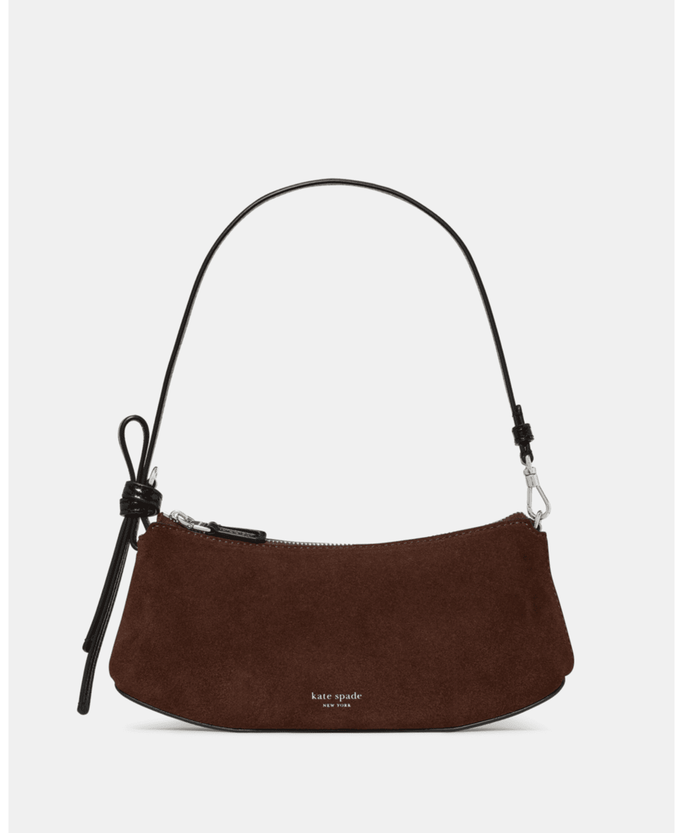 Loop Suede And Shiny Leather Mini Bag