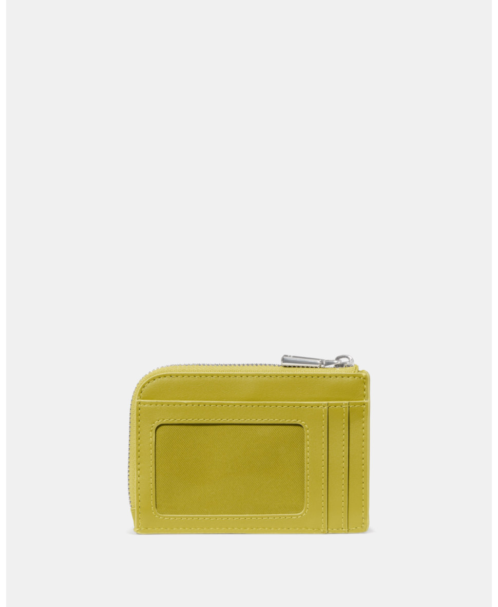 Suede Mini Zip Card Case