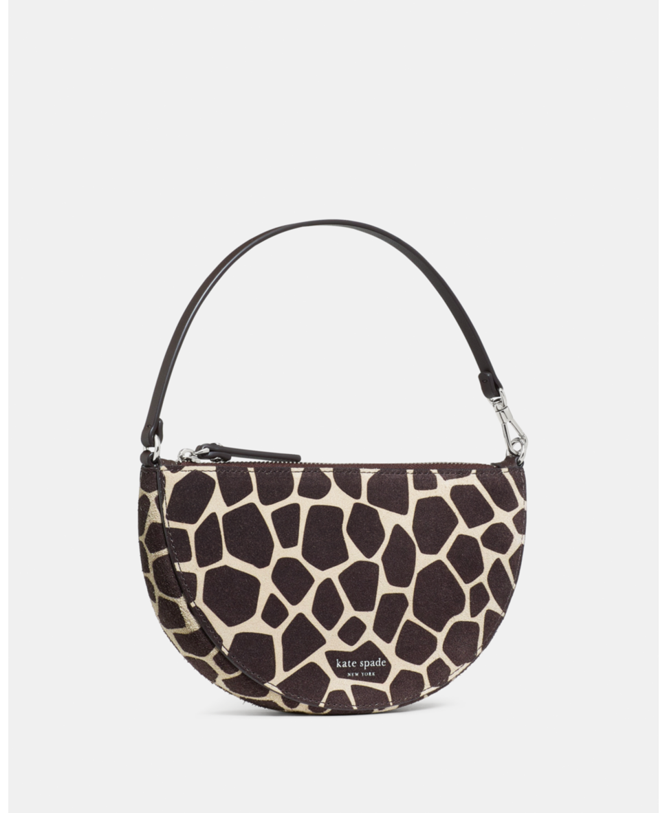 Wink Giraffe Suede Wristlet