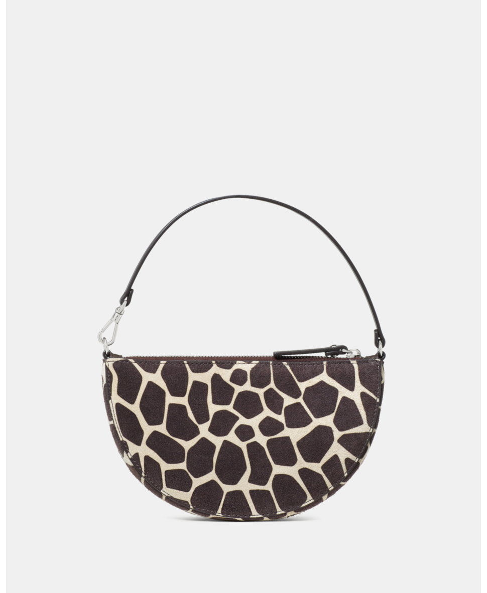 Wink Giraffe Suede Wristlet