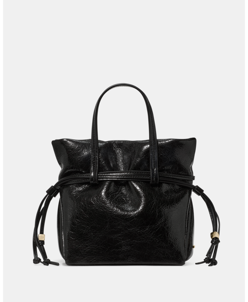 Rio Crinkle Patent Mini Tote Bag
