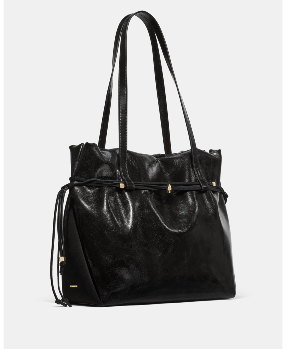 Rio Crinkle Patent Tote Bag