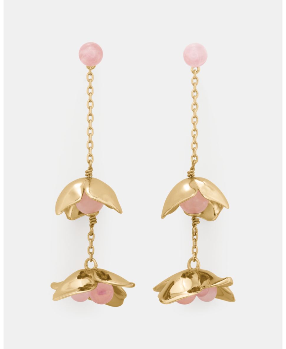 Gilded Garden Linear Earrings