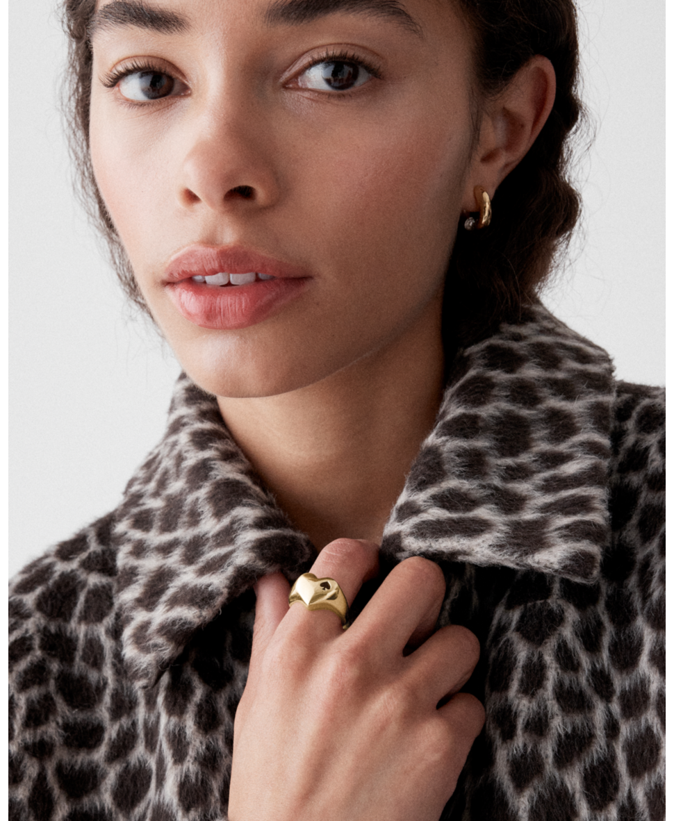 Heart And Spade Signet Ring