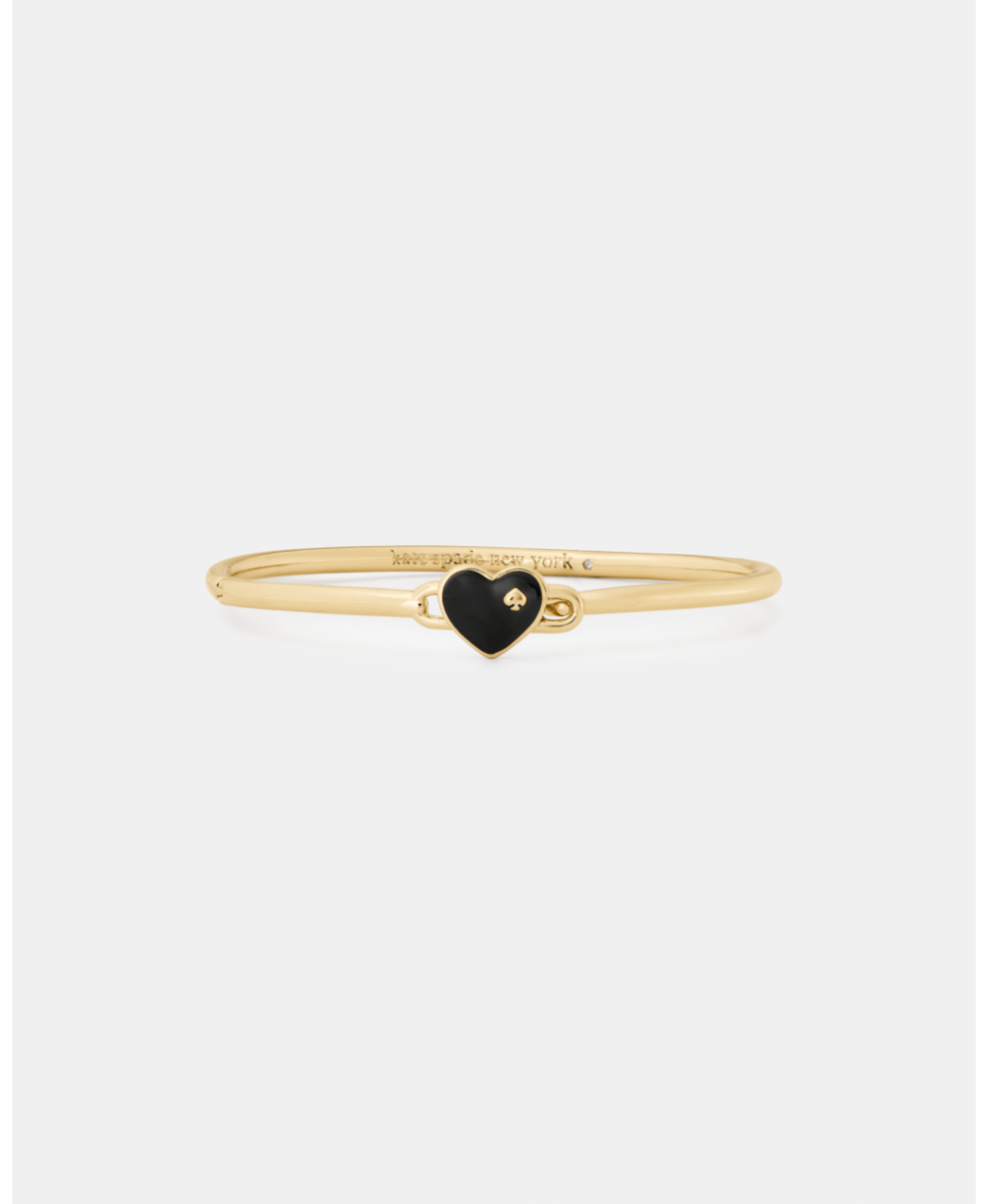 Heart Spade Solitaire Bangle