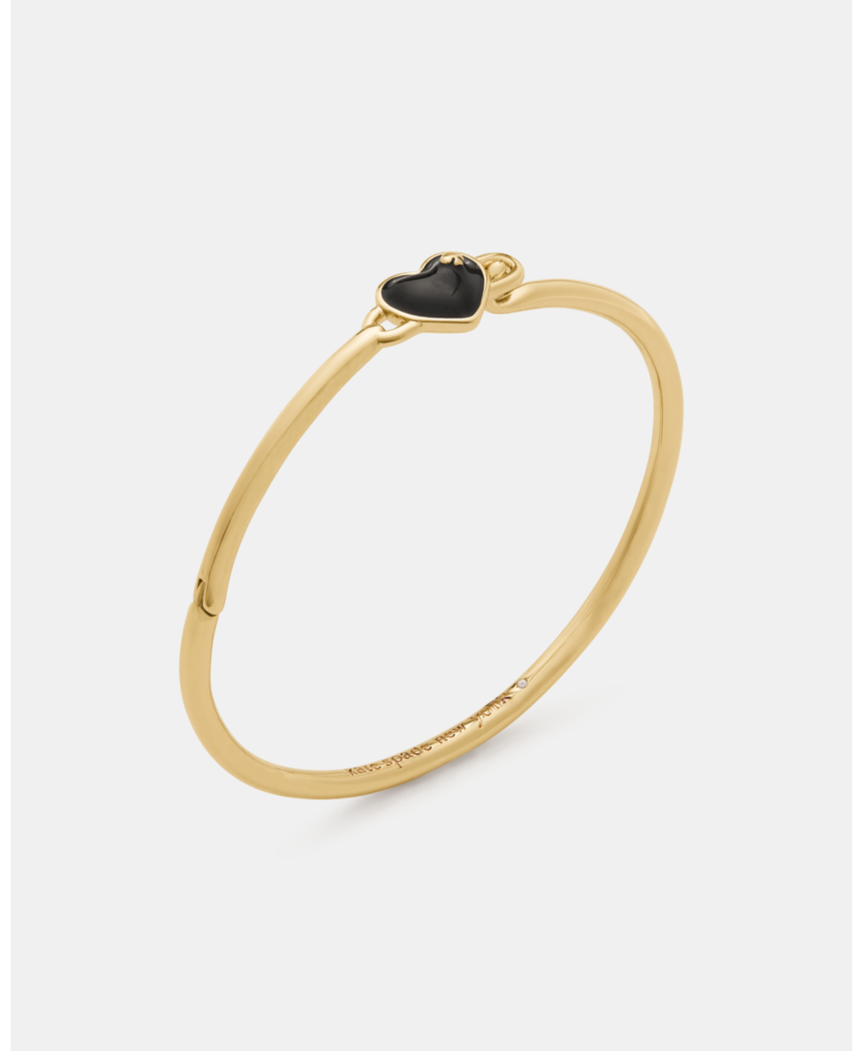 Heart Spade Solitaire Bangle