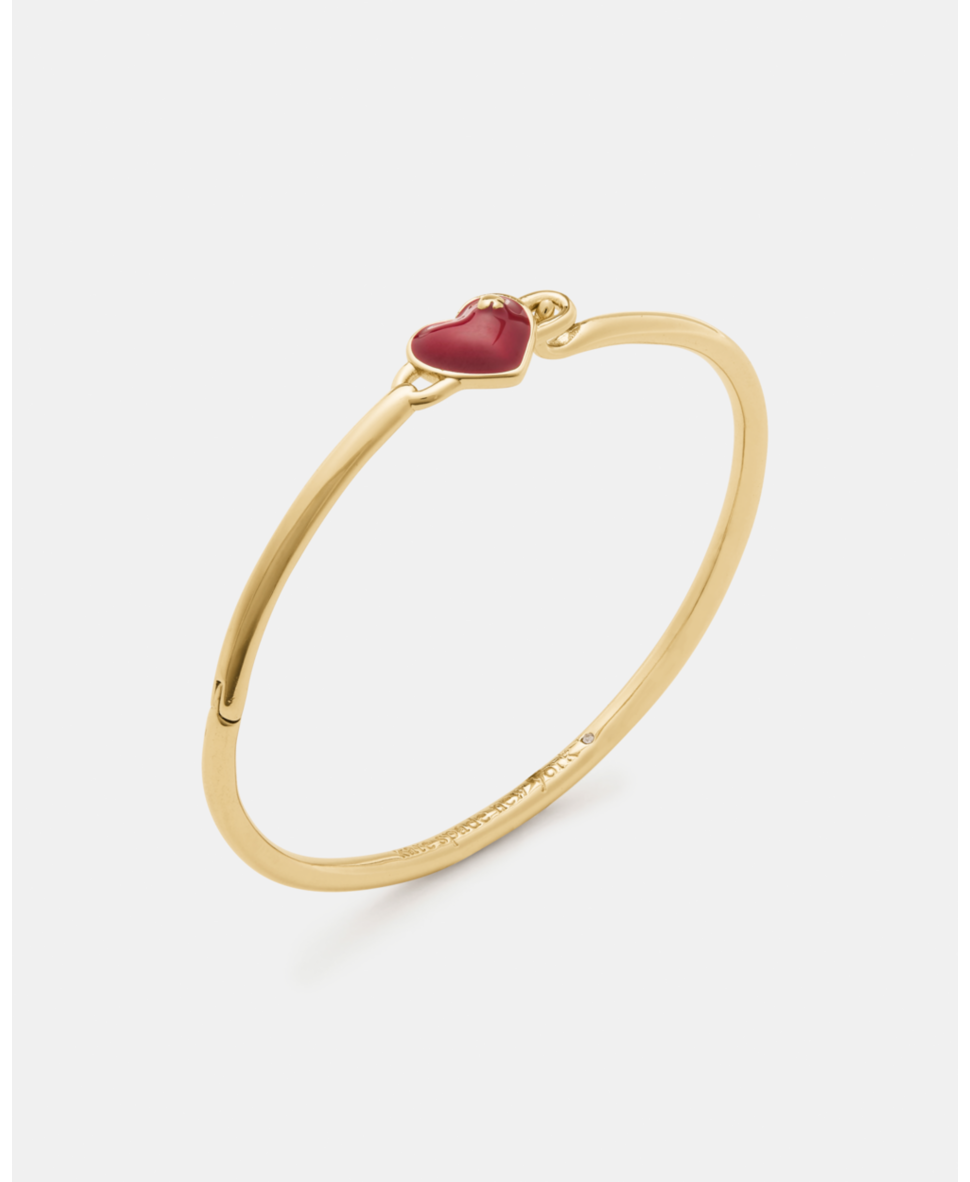 Heart Spade Solitaire Bangle