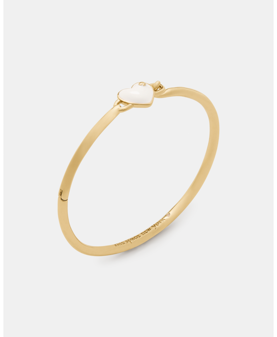 Heart Spade Solitaire Bangle