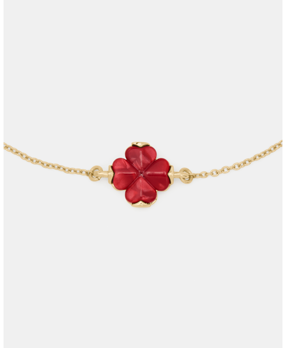 Spade Flower Solitaire Bracelet