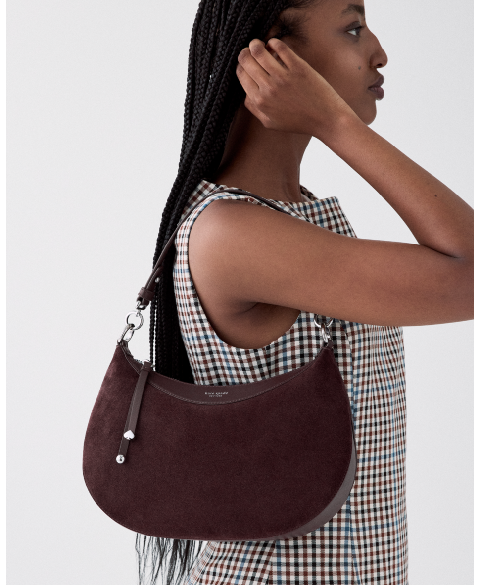 Liv Suede Shoulder Bag