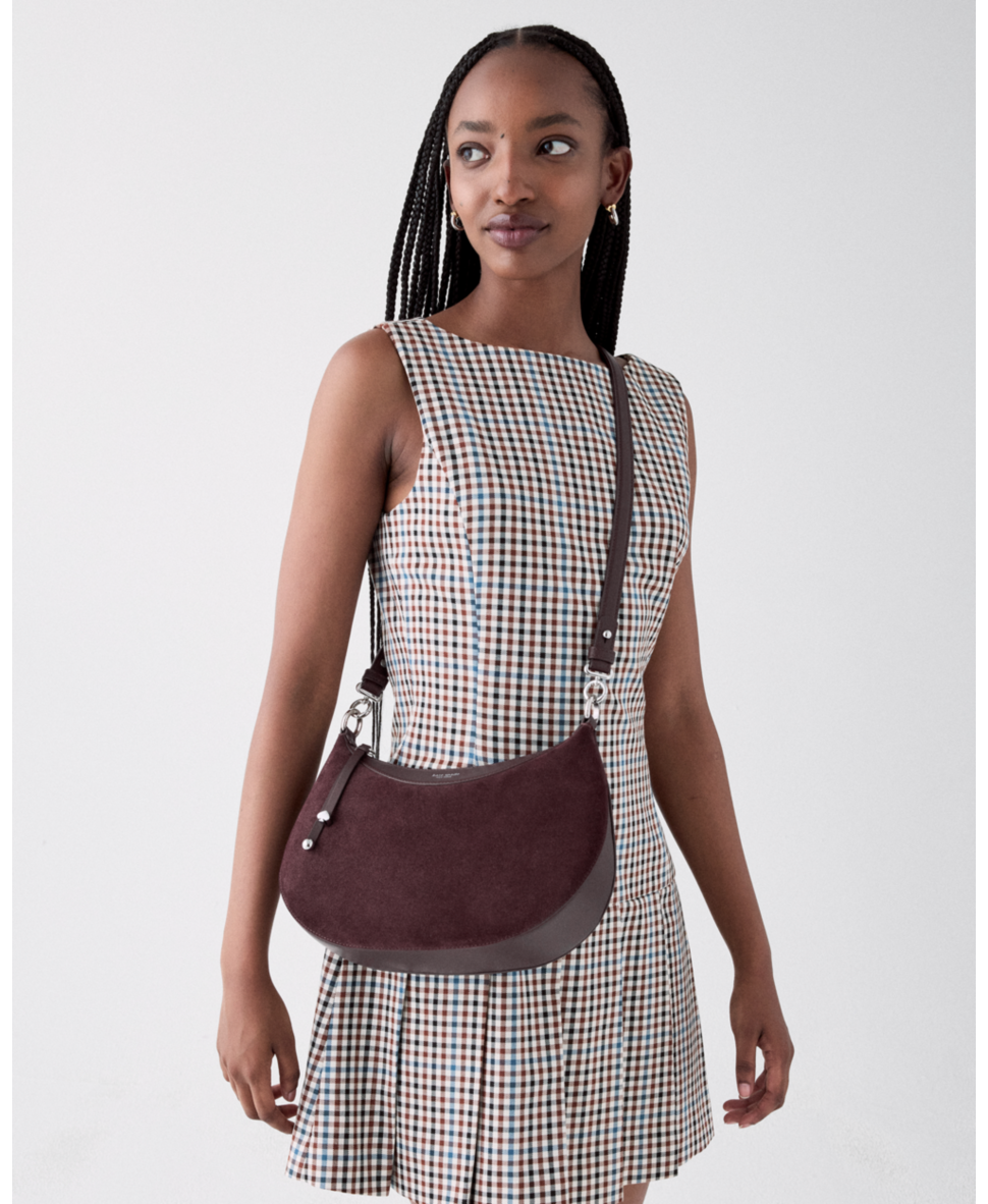 Liv Suede Shoulder Bag