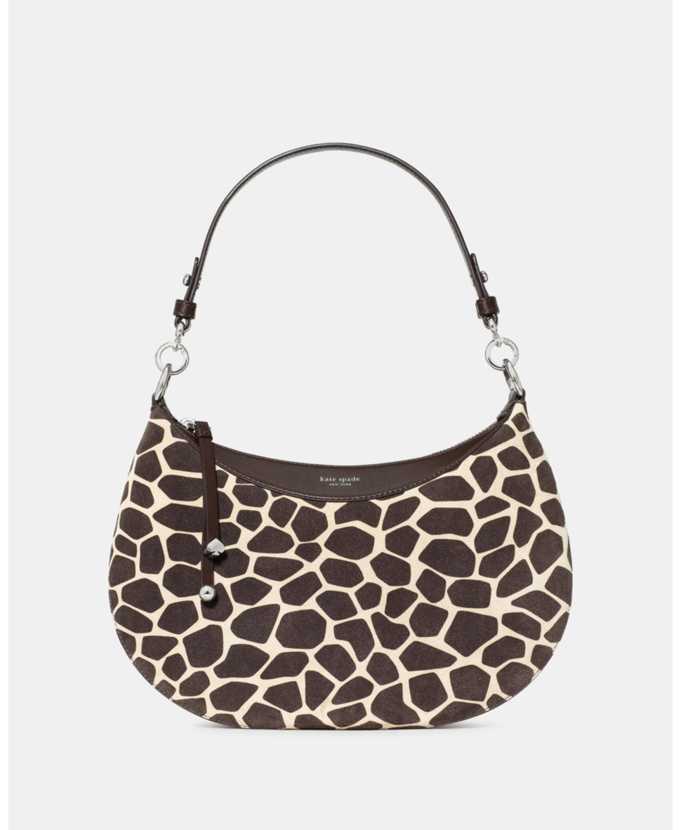 Liv Giraffe Suede Shoulder Bag