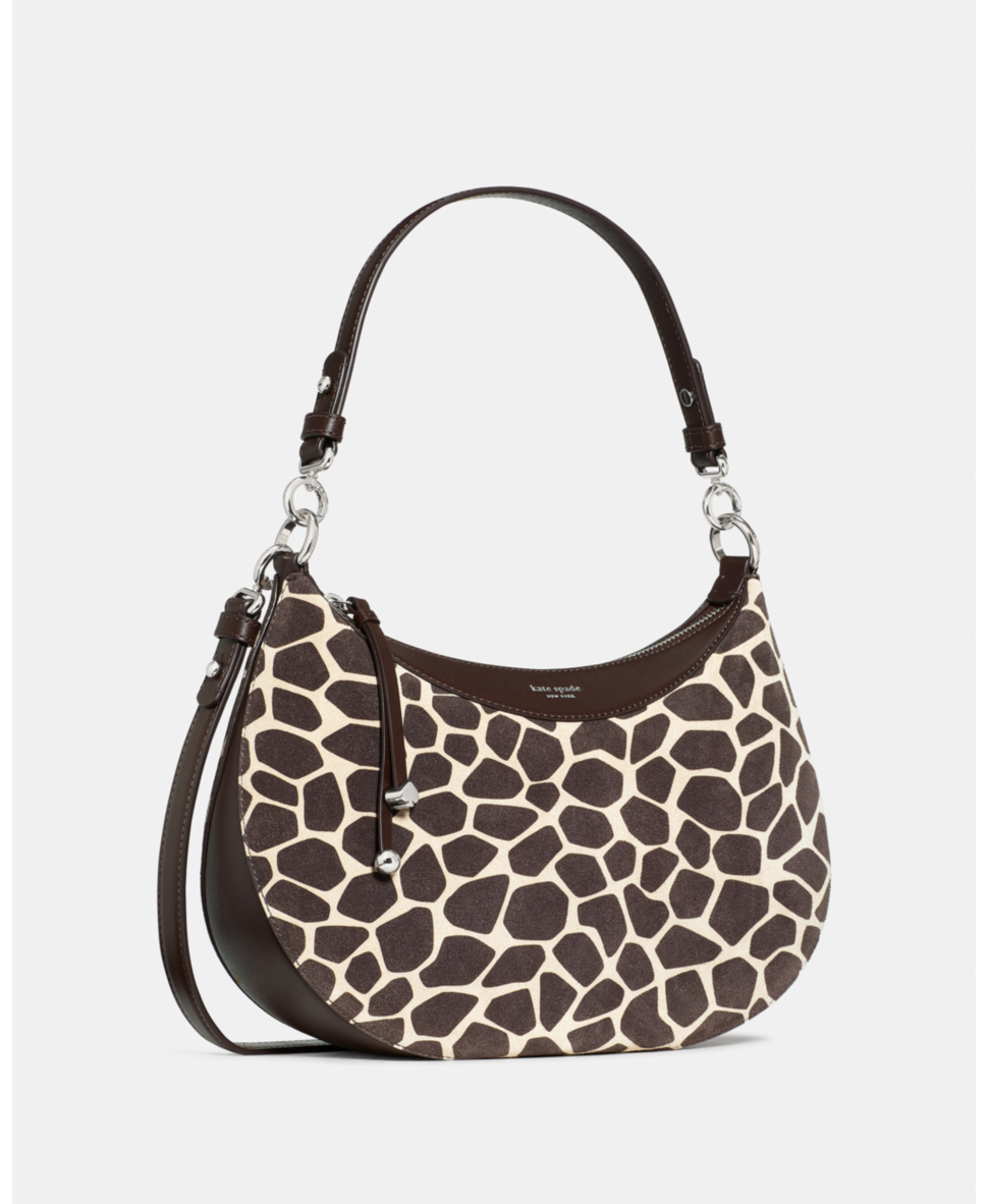 Liv Giraffe Suede Shoulder Bag