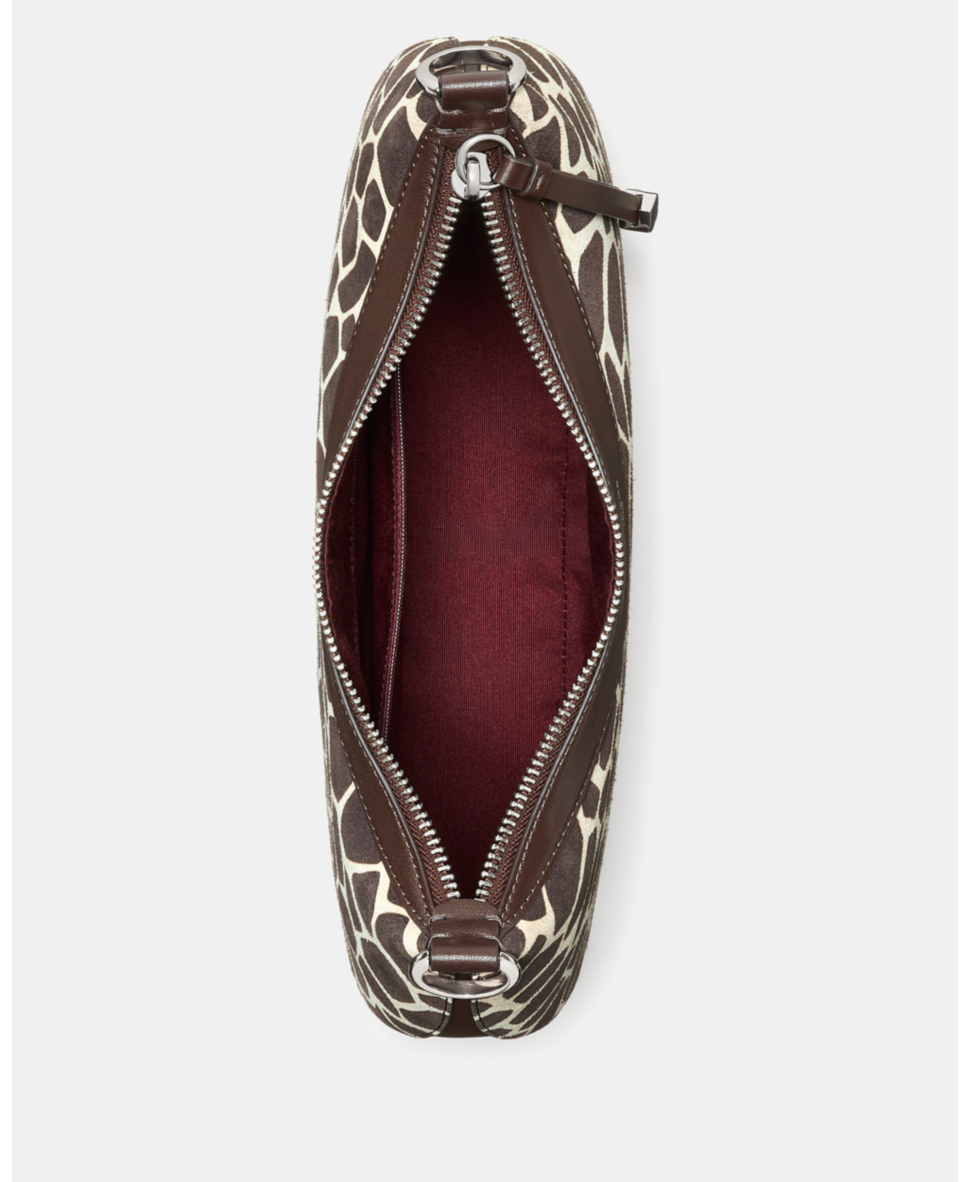 Liv Giraffe Suede Shoulder Bag