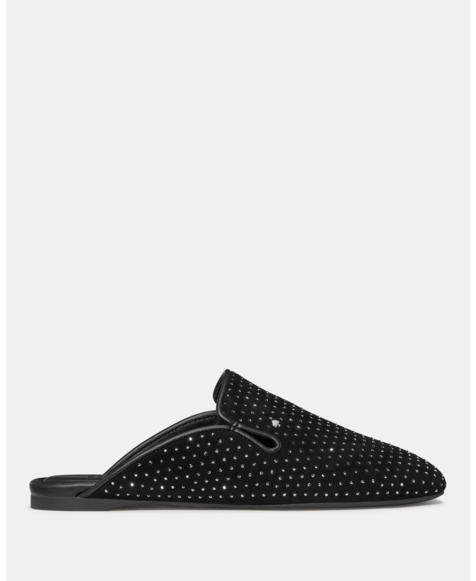 Downtown Crystal Mesh Mule Flat