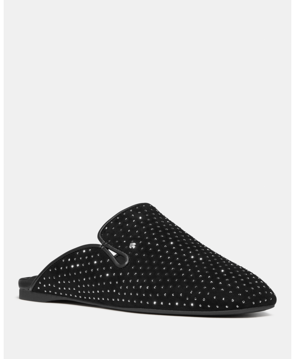 Downtown Crystal Mesh Mule Flat