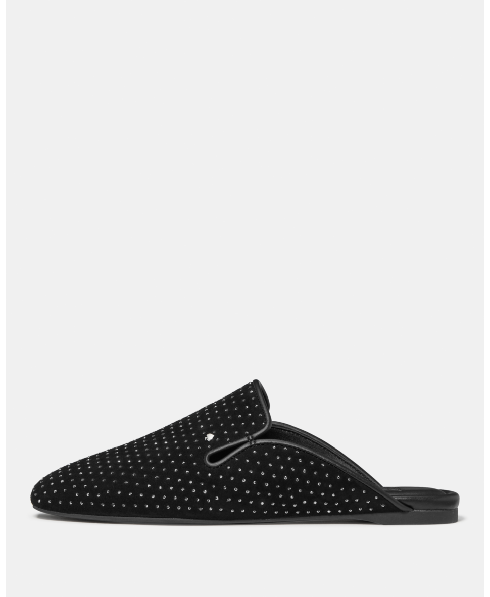 Downtown Crystal Mesh Mule Flat