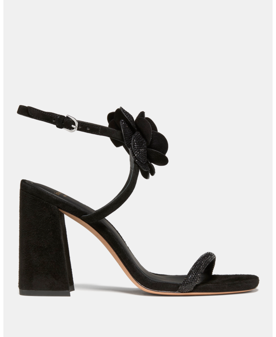 Perfect Match Pave Suede Heeled Sandal