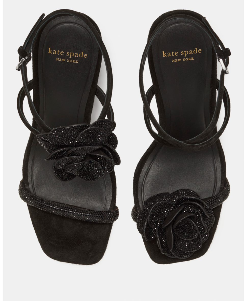 Perfect Match Pave Suede Heeled Sandal