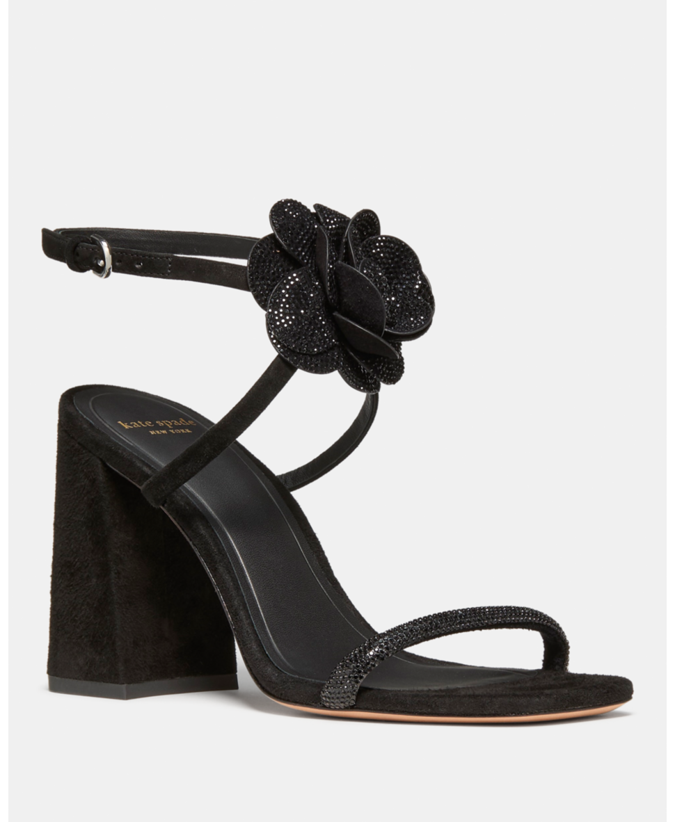 Perfect Match Pave Suede Heeled Sandal