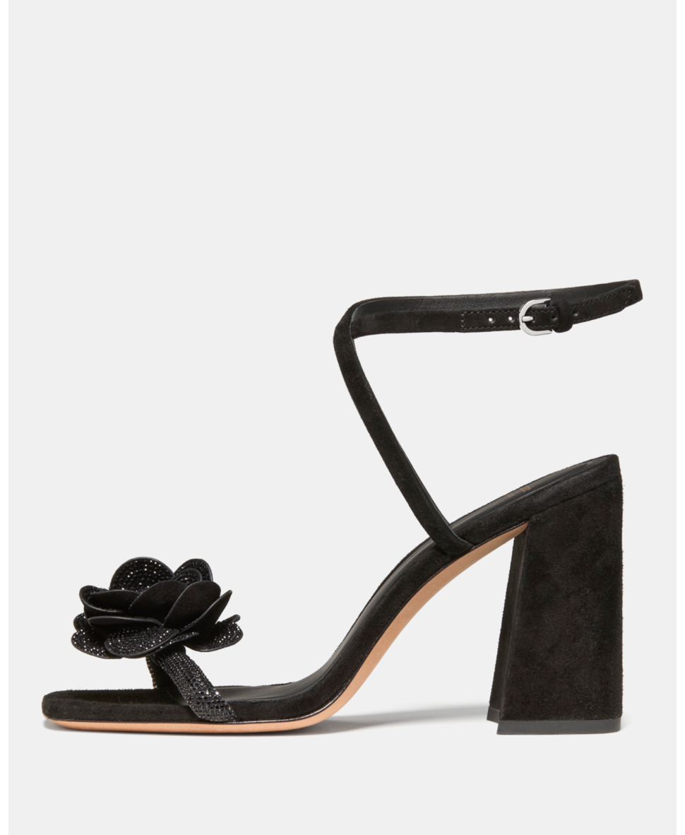 Perfect Match Pave Suede Heeled Sandal