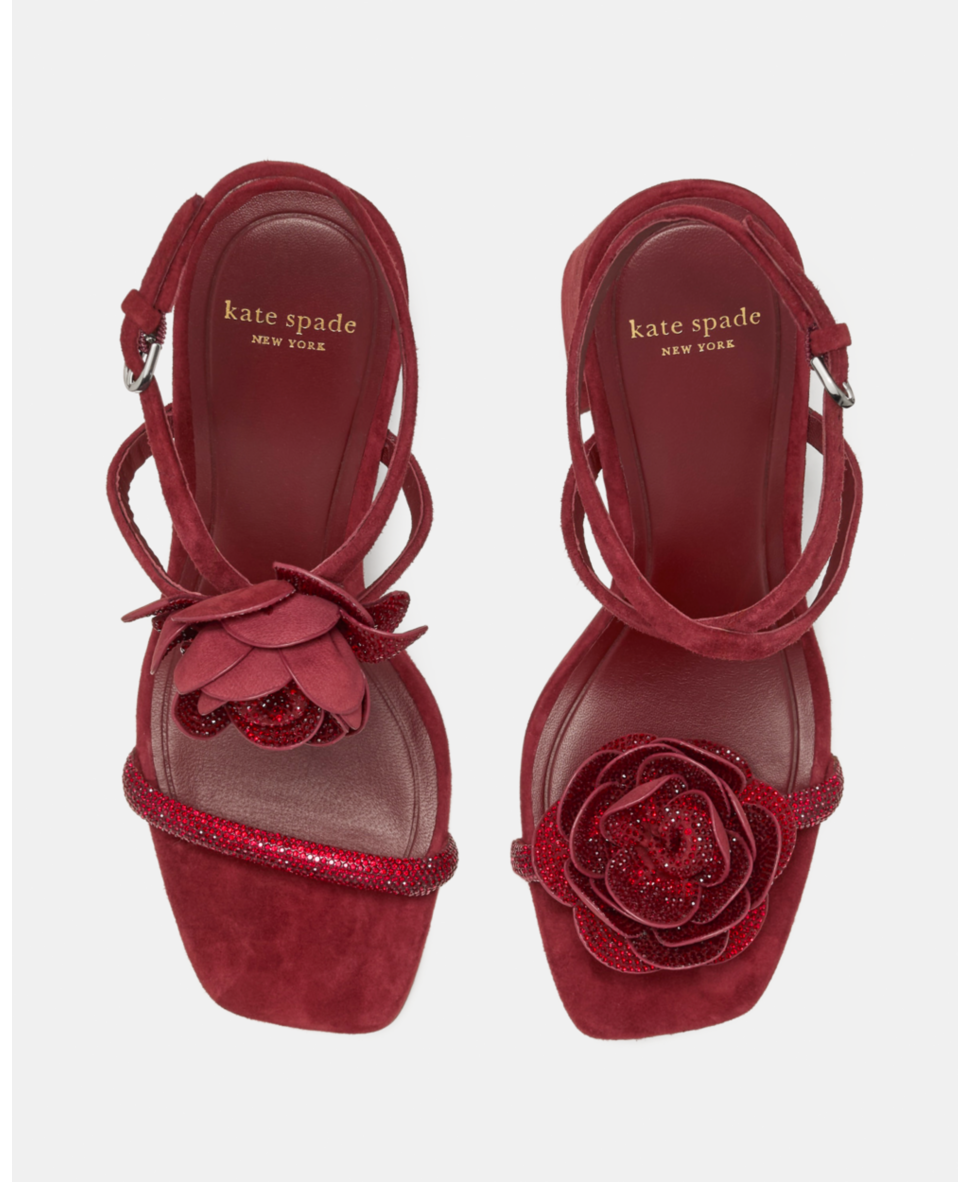 Perfect Match Pave Suede Heeled Sandal