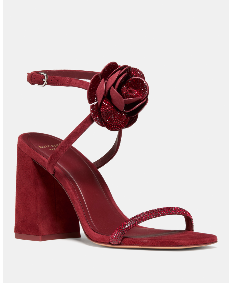 Perfect Match Pave Suede Heeled Sandal