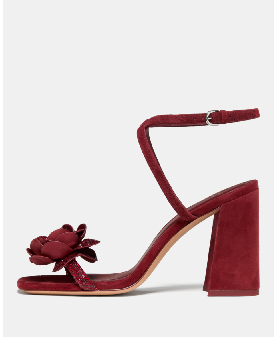 Perfect Match Pave Suede Heeled Sandal