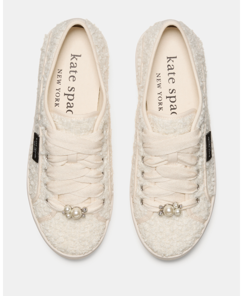 Sam Icon Pearl Tweed Platform Sneaker