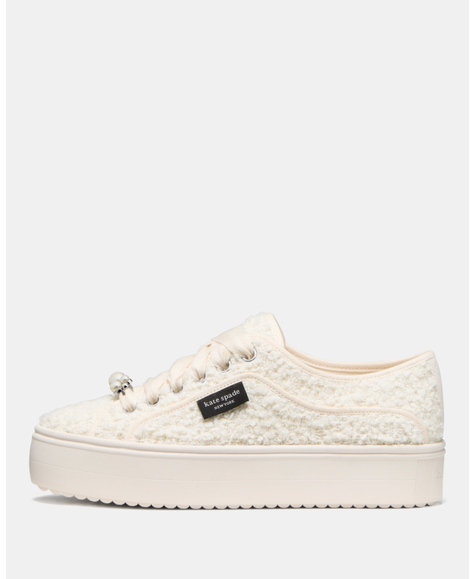 Sam Icon Pearl Tweed Platform Sneaker
