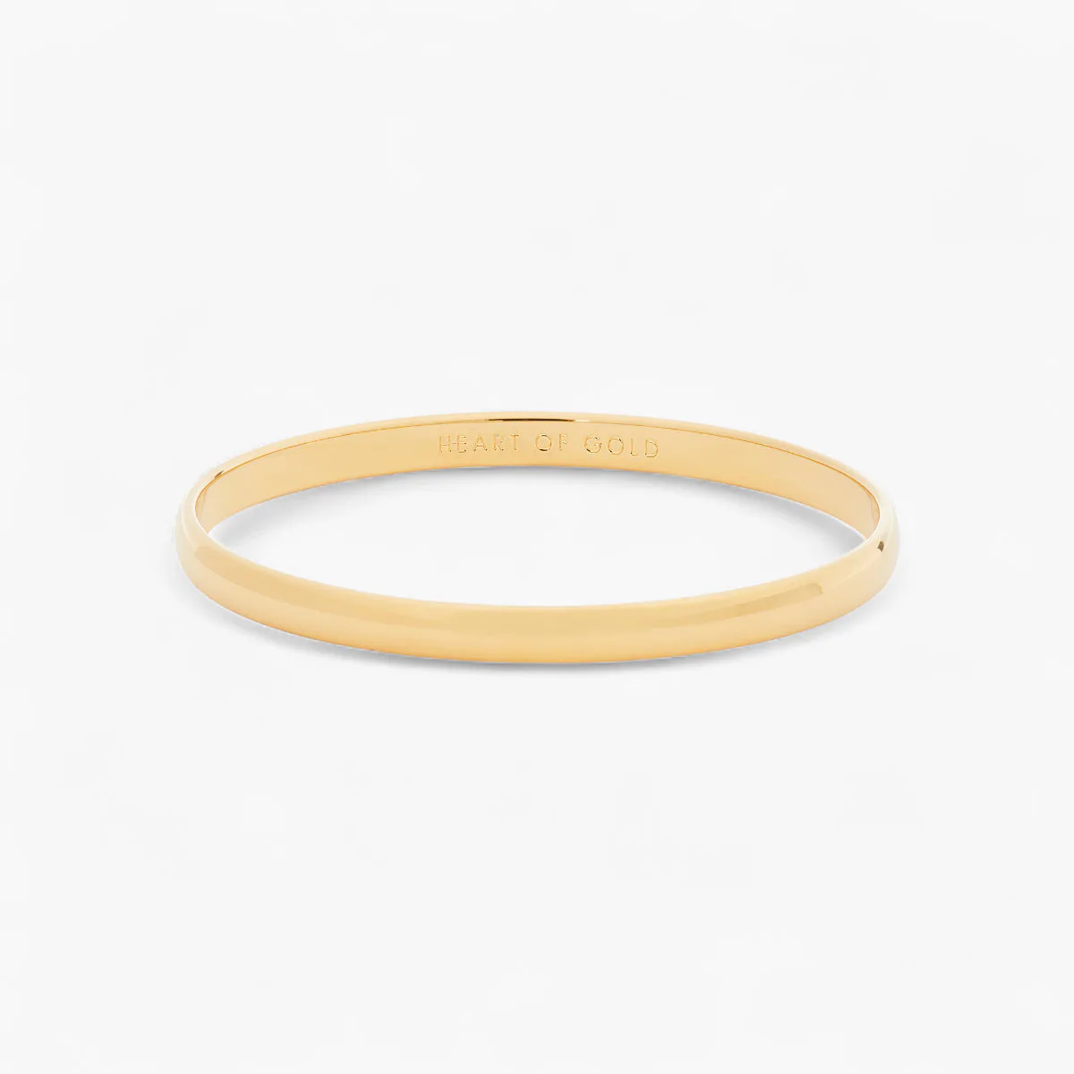 Heart Of Gold Idiom Bangle