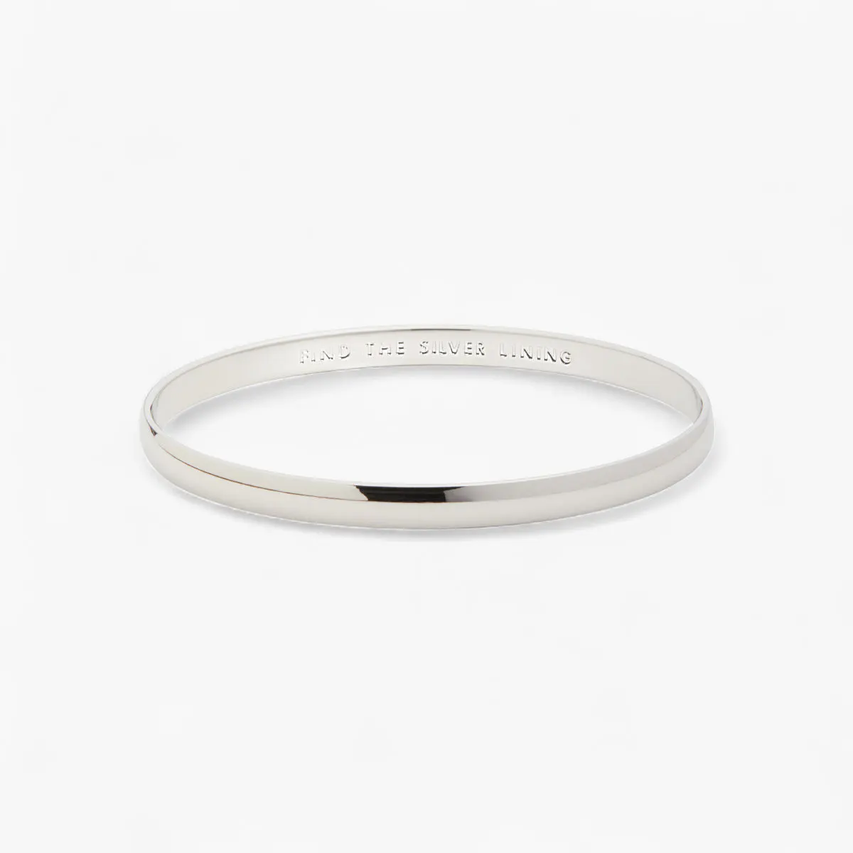 Silver Lining Idiom Bangle