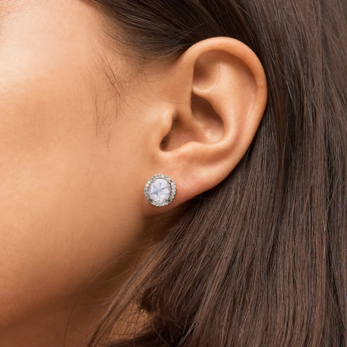 That Sparkle Pavé Round Large Studs