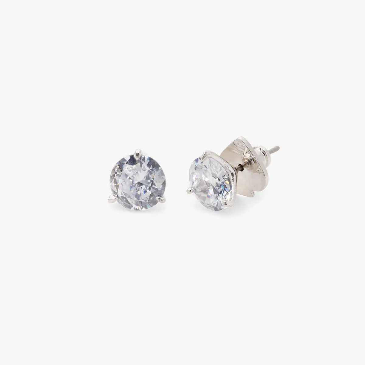 Brilliant Statements Tri-Prong Studs