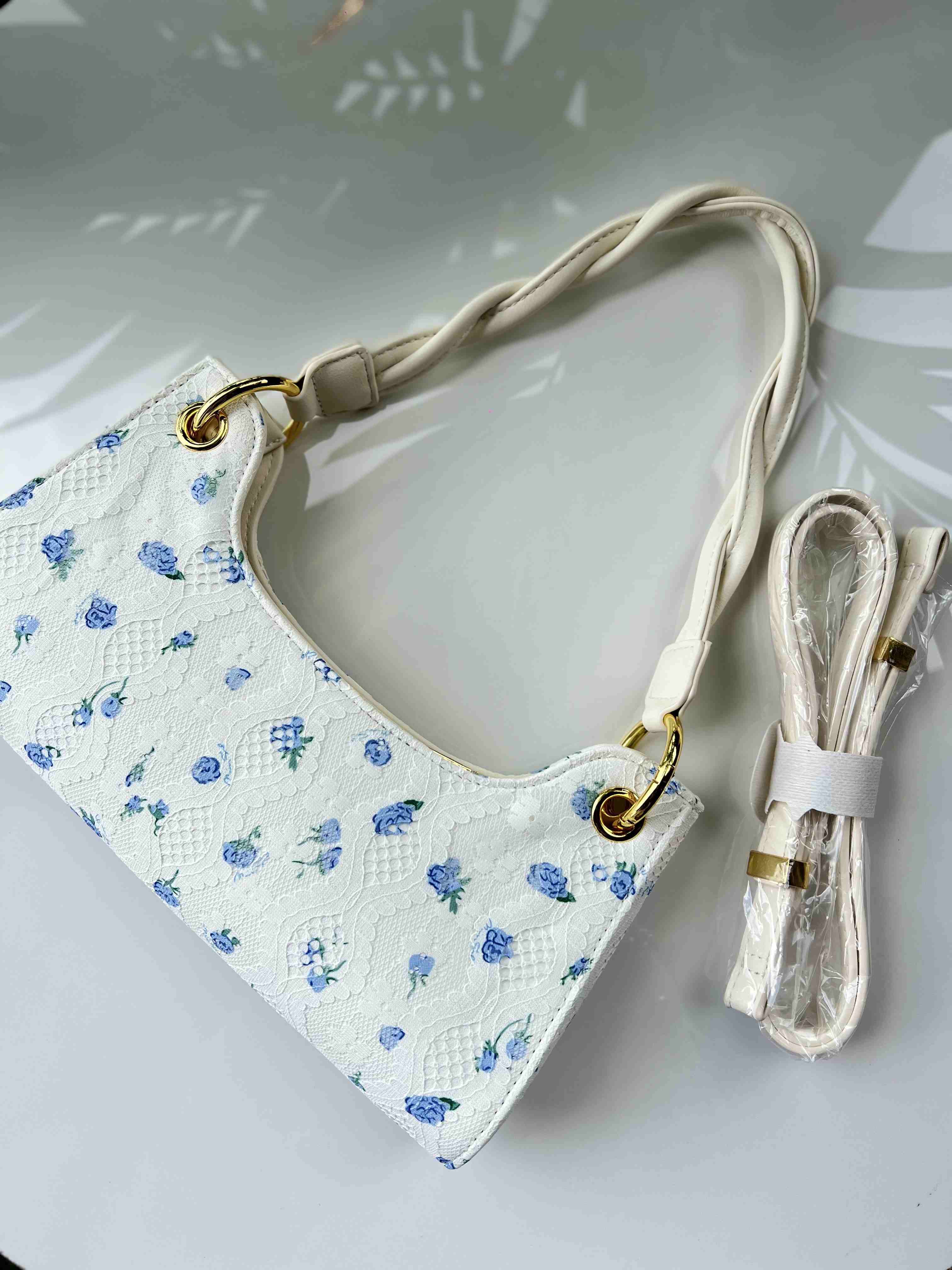 Floral Lace Shoulder Bag