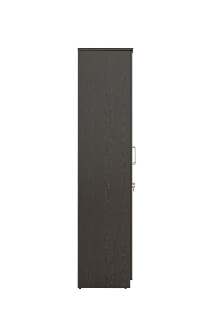 neudot Adona Engineered Wood Single Door Wardrobe - Wenge