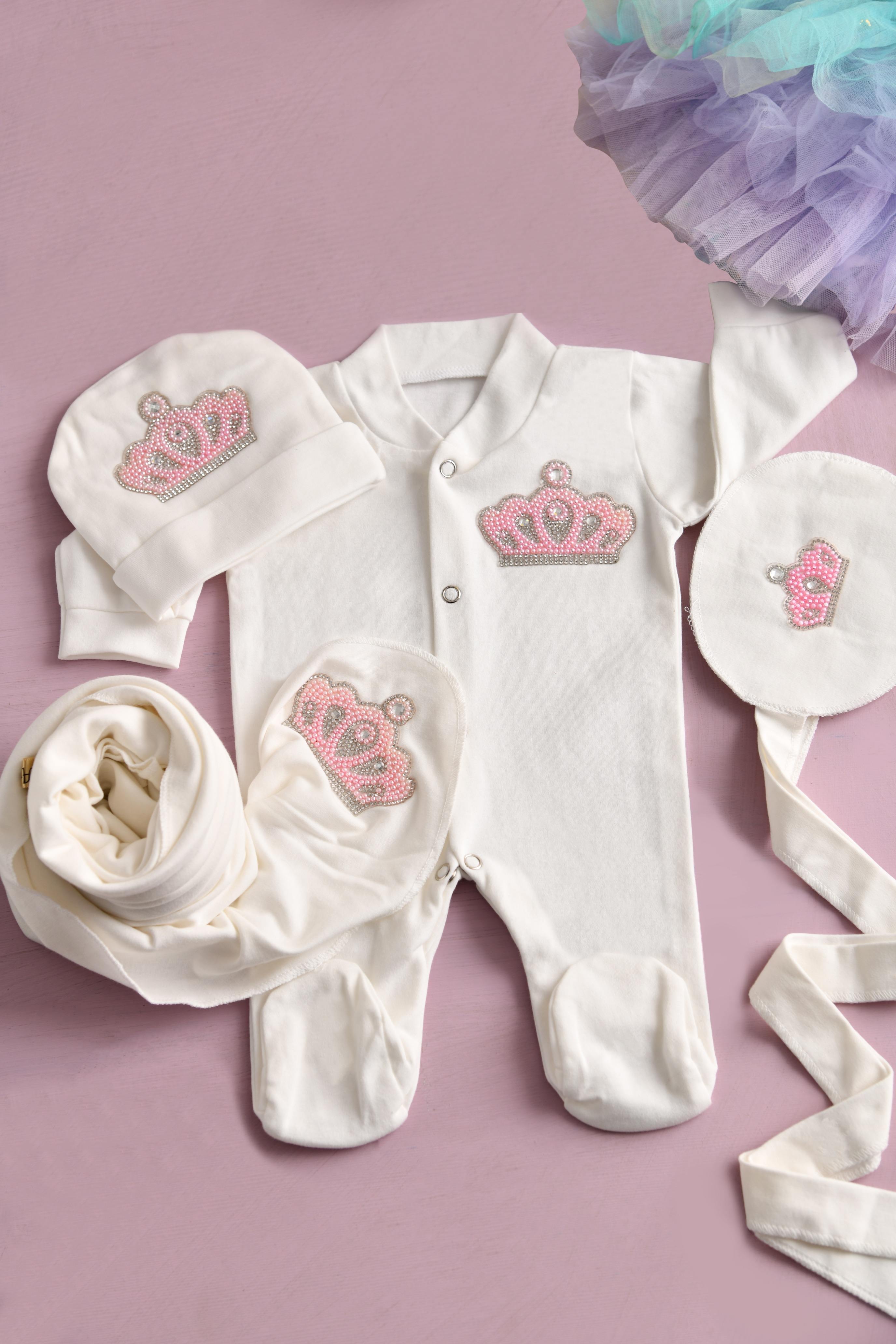 The Pink Garland Romper Set