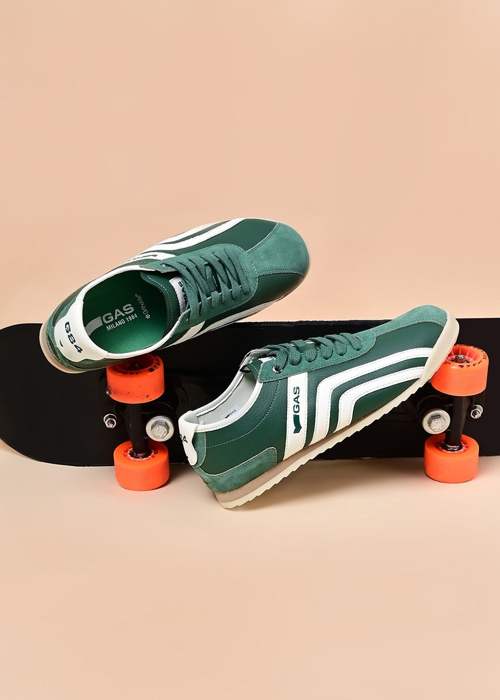 Men HoloStride Green White Sneakers