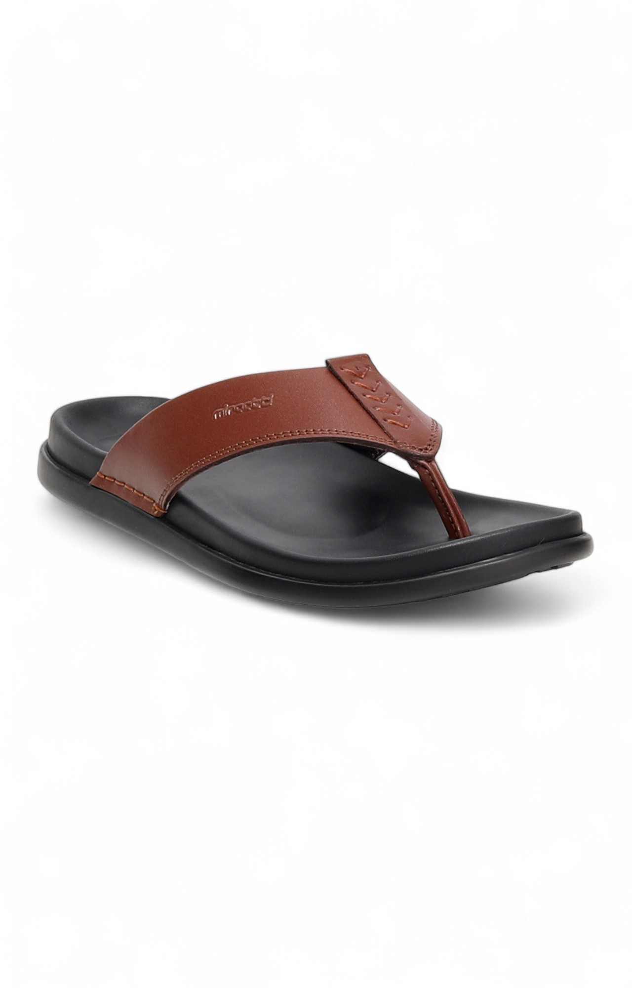 Men Wine Color Comfort Flip-Flops