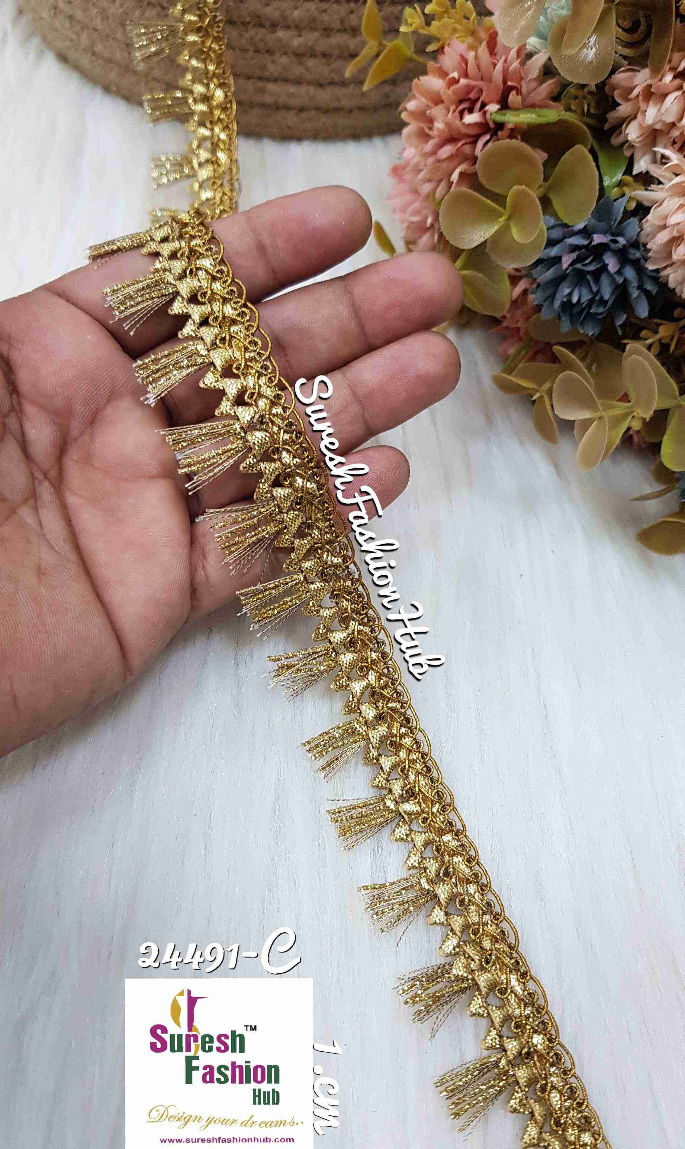 Antique Golden Gleam Gota Zalar lace